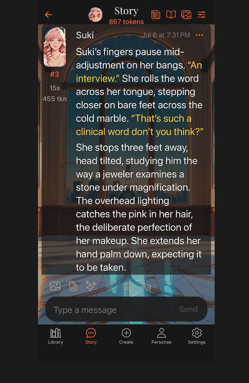 ChatticaAI Story mode