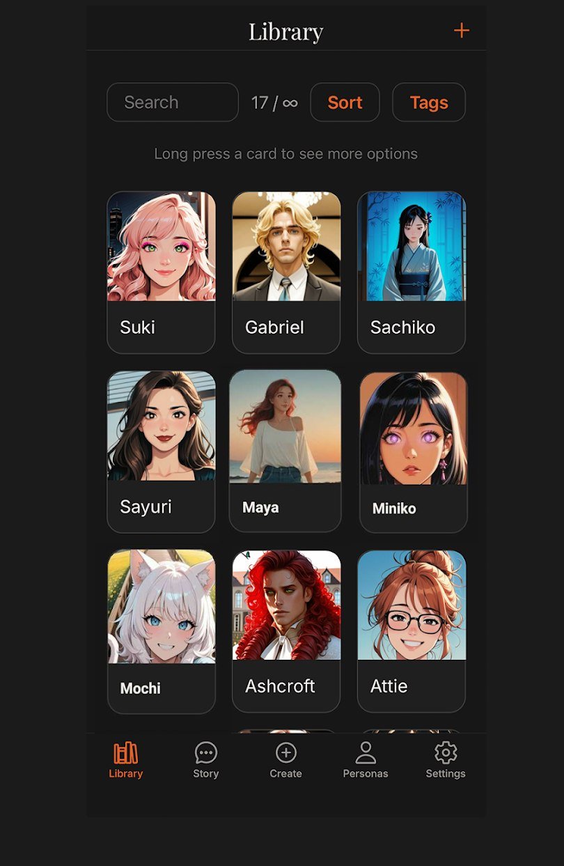 ChatticaAI local character library